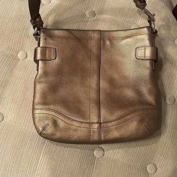 Crossbody Genuine Leather Coach Purse - Picture 5 of 8